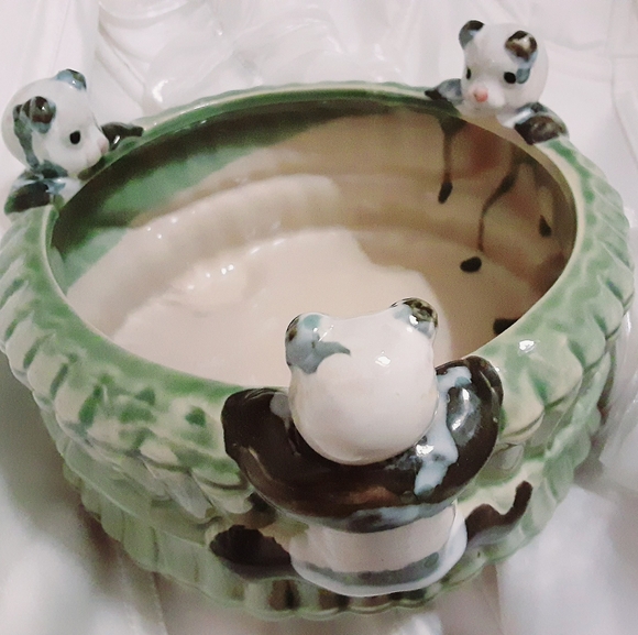 Other - Vintage Panda Bear Planter Pot Holder